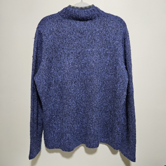 Woolrich Blue Vintage 90's Zip Pullover - Picture 4 of 5